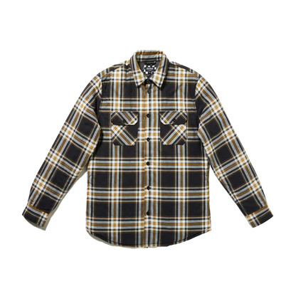 CHET ROCK Overshirt Flannel Checked - Mustard