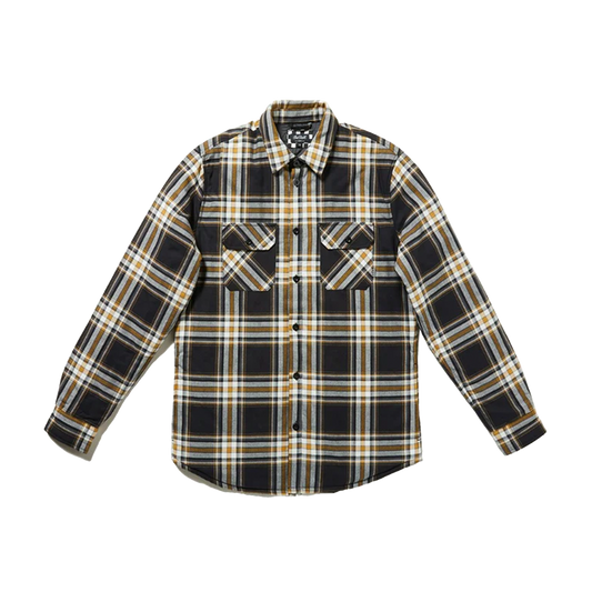 CHET ROCK Overshirt Flannel Checked - Mustard