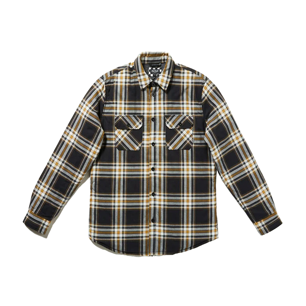 CHET ROCK Overshirt Flannel Checked - Mustard