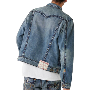 OVERSIZED JIMMY JKT W PATCHES CRYSTAL COVE