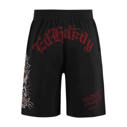 ED HARDY Shorts Panther & Roses