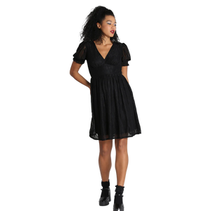 HELL BUNNY Mortem Mini Dress - Black