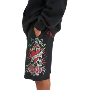 ED HARDY Shorts Panther & Roses