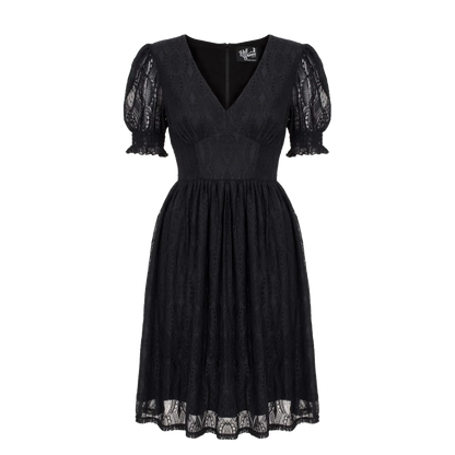 HELL BUNNY Mortem Mini Dress - Black