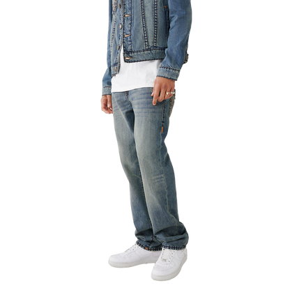 TRUE RELIGION RICKY SUPER T FLAP MINER MEDIUM WASH