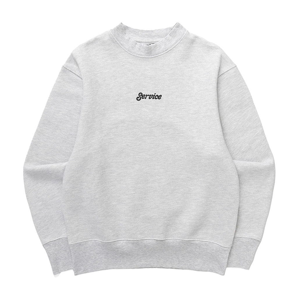 SERVICE WORKS Crewneck Service Logo - Ash