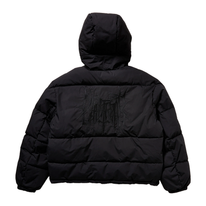 CHET ROCK Iron Webb Puffer Jacket - Black