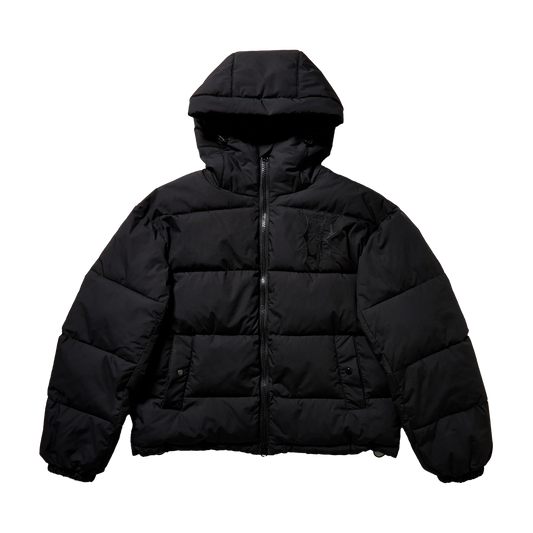 CHET ROCK Iron Webb Puffer Jacket - Black