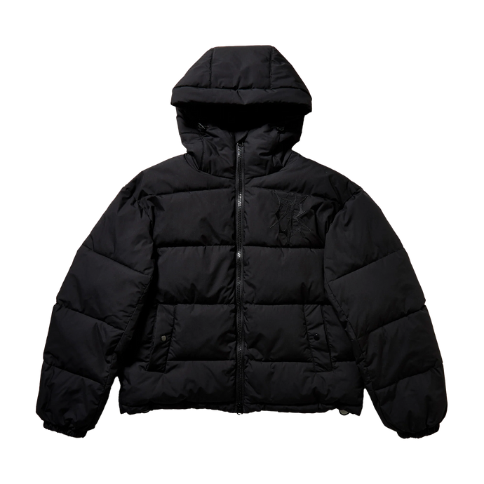 CHET ROCK Iron Webb Puffer Jacket - Black