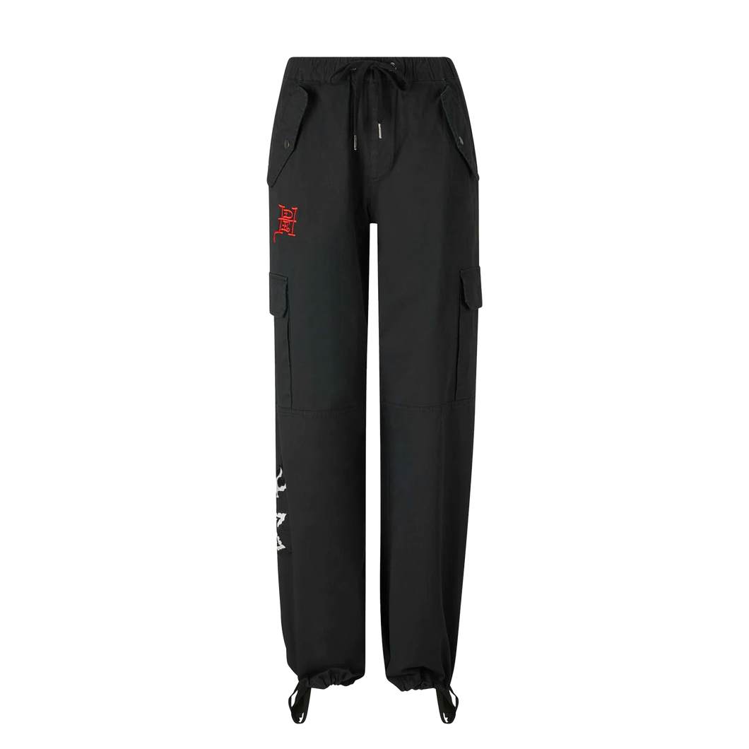 ED HARDY Cargo Pant Hollywood Swallow - Black