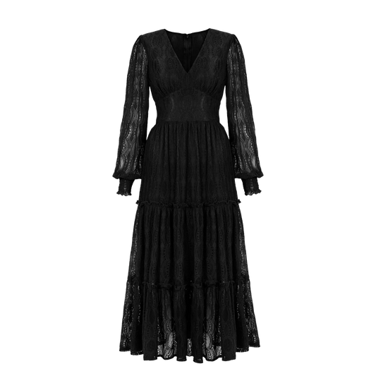 HELL BUNNY Dress Rhea -  Black