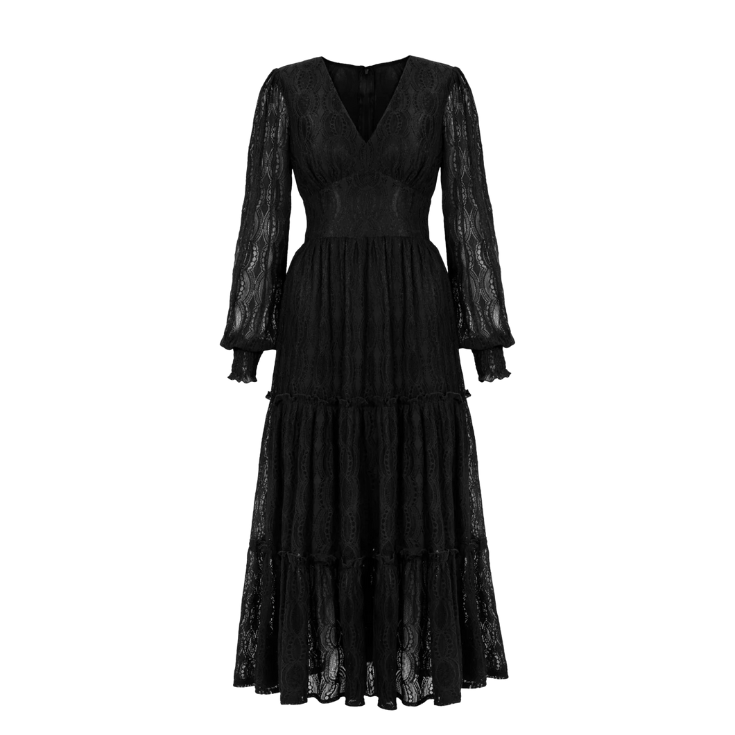 HELL BUNNY Dress Rhea -  Black