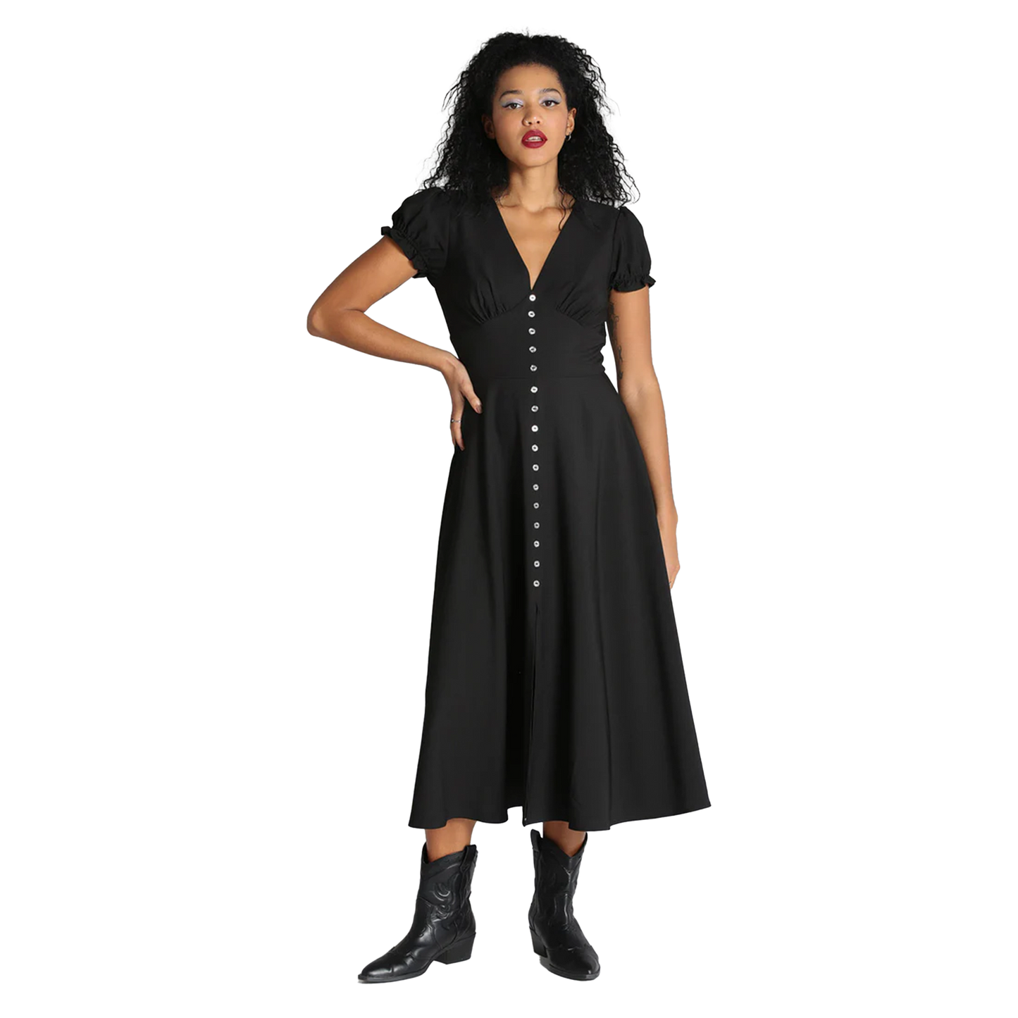 HELL BUNNY Jinx Dress - Black