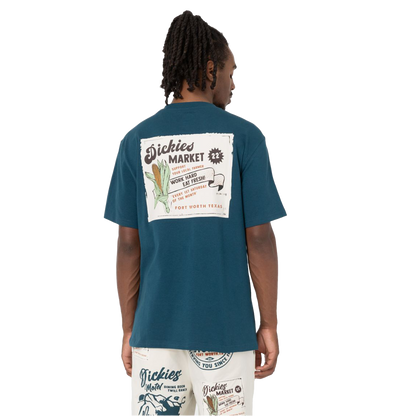 DICKIES Grainfield T-Shirt Reflecting Pond