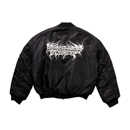 CHET ROCK Restless Energy Bomber Jacket - Black