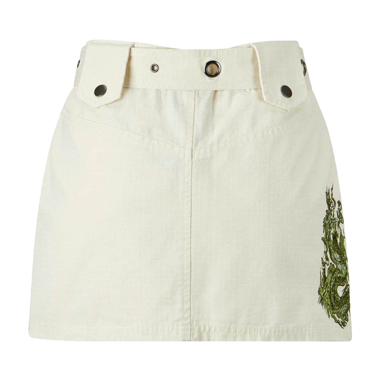 ED HARDY Twisted Dragon Cargo Mini Skirt