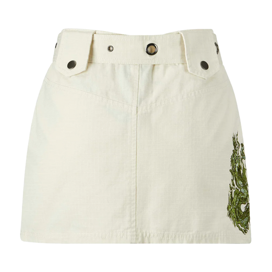 ED HARDY Twisted Dragon Cargo Mini Skirt