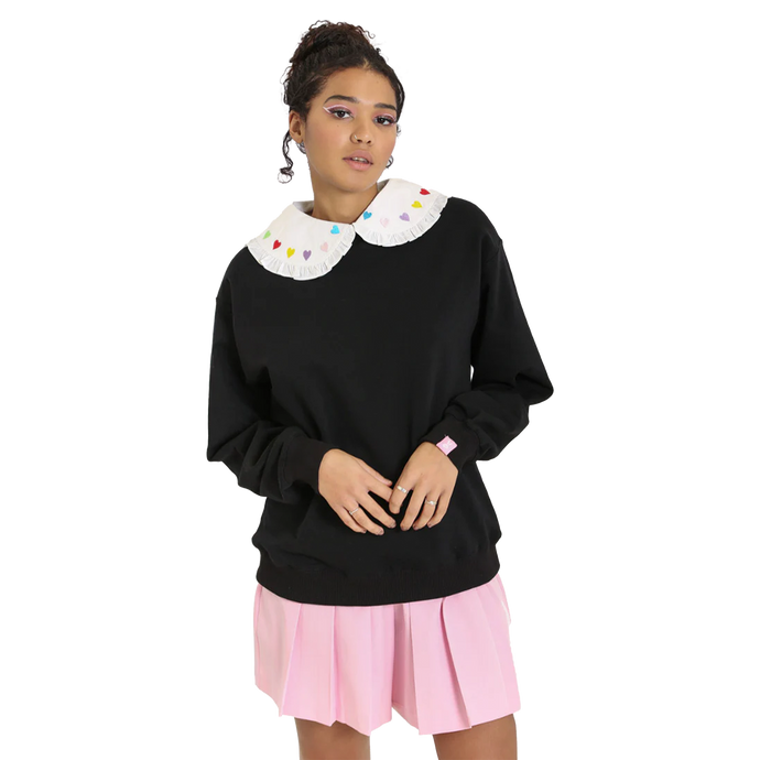 HELL BUNNY Mimi Sweatshirt - Black