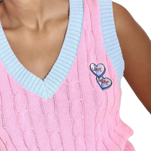 HELL BUNNY Love Nope Vest - Pink