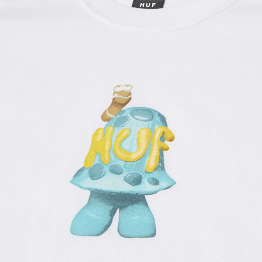 HUF T-Shirt Shroomery - White