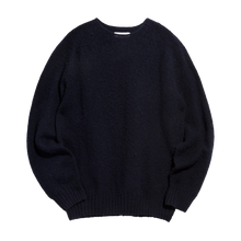 YMC Crew Neck Suedehead - Navy