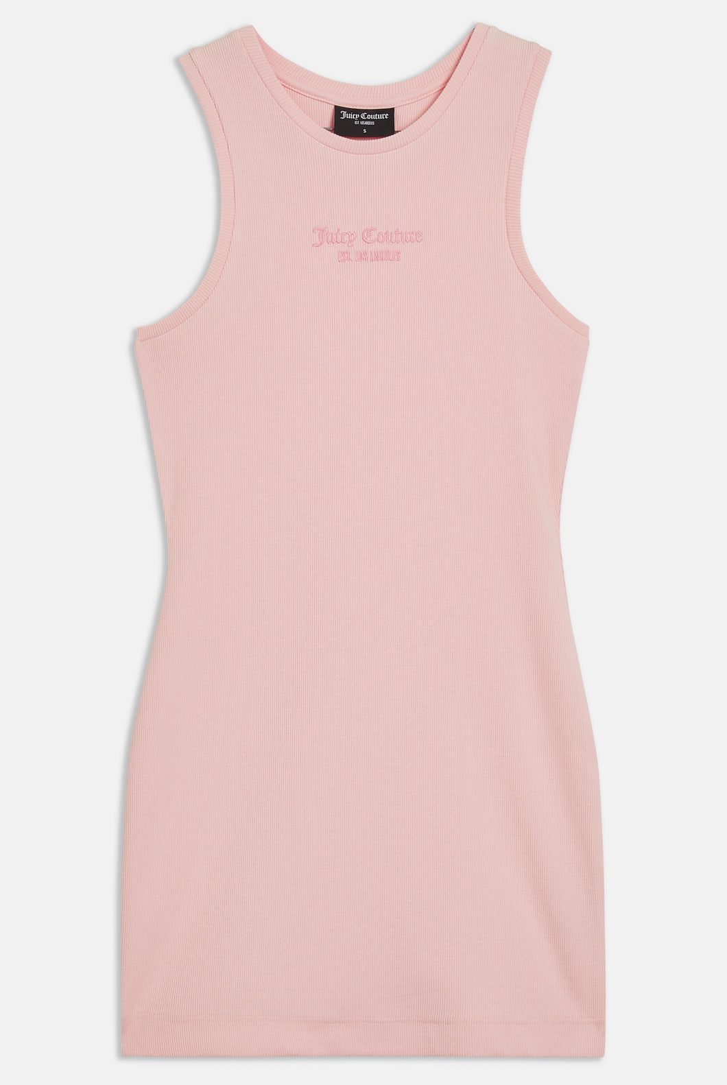 JUICY COUTURE Rib Jersey Dress Bentley - Candy Pink