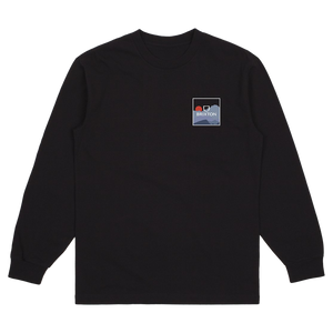 BRIXTON Long Sleeve T-Shirt Alpha Square Mountain Black