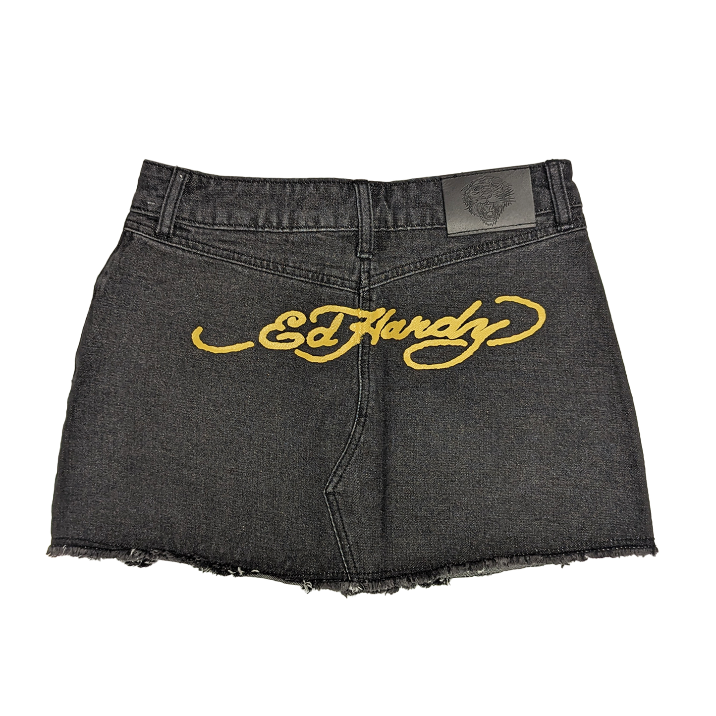 Ed Hardy Life Before Drop Hem Embroidered