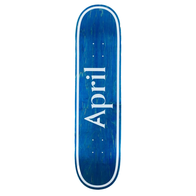 APRIL Deck OG Logo Inverted Blue