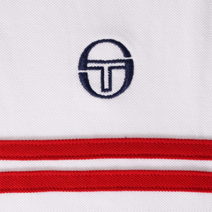 SERGIO TACCHINI Polo Shirt SUPERMAC White/Adrenaline Rush