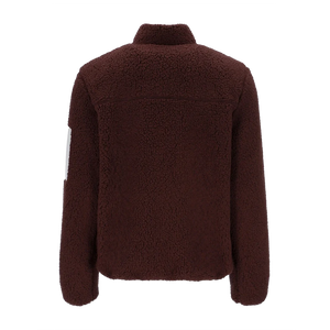 FILA VINTAGE YALER SHERPA JACKET  BROWN STONE/EGRET
