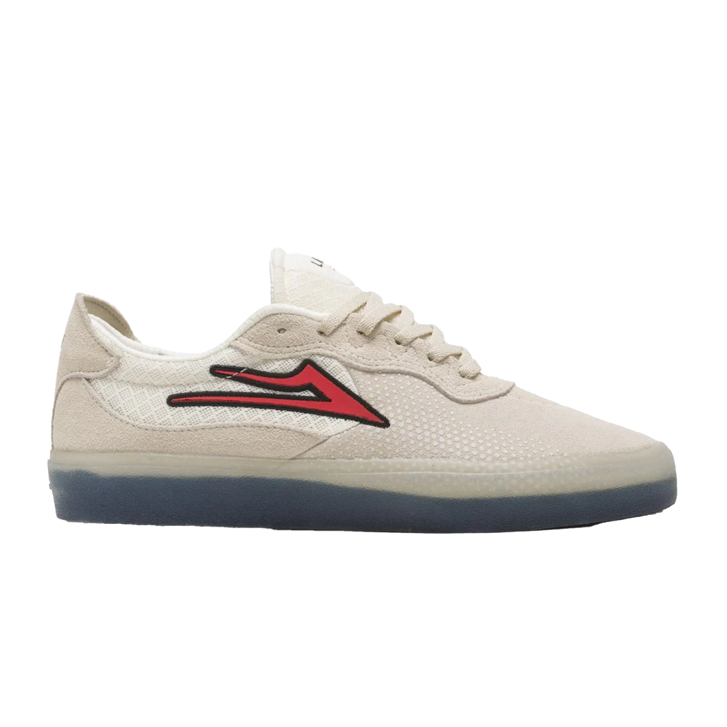 LAKAI Essex Skate Shoes - White/Red