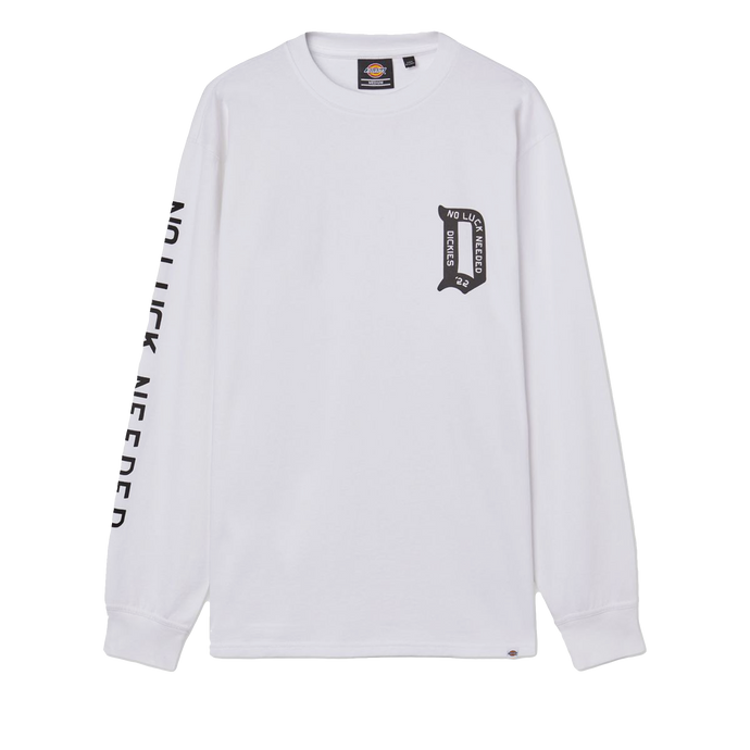 DICKIES T-Shirt Long Sleeve Union Spring White