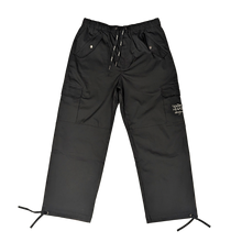 Ed Hardy Black Nu-Drag-Ankle Wovan Combat Cargos Black