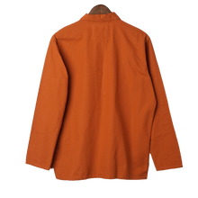 USKEES Buttoned Overshirt Dark Orange