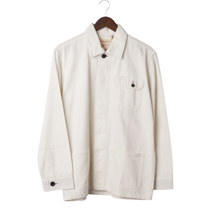 USKEES Overshirt With Hidden Buttons White