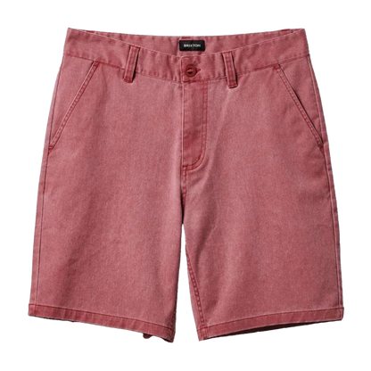 BRIXTON CHOICE CHINO SHORT ISLAND BERRY VINTAGE WASH