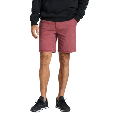 BRIXTON CHOICE CHINO SHORT ISLAND BERRY VINTAGE WASH
