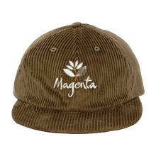 Magenta Script Cord 6 Panel Brown