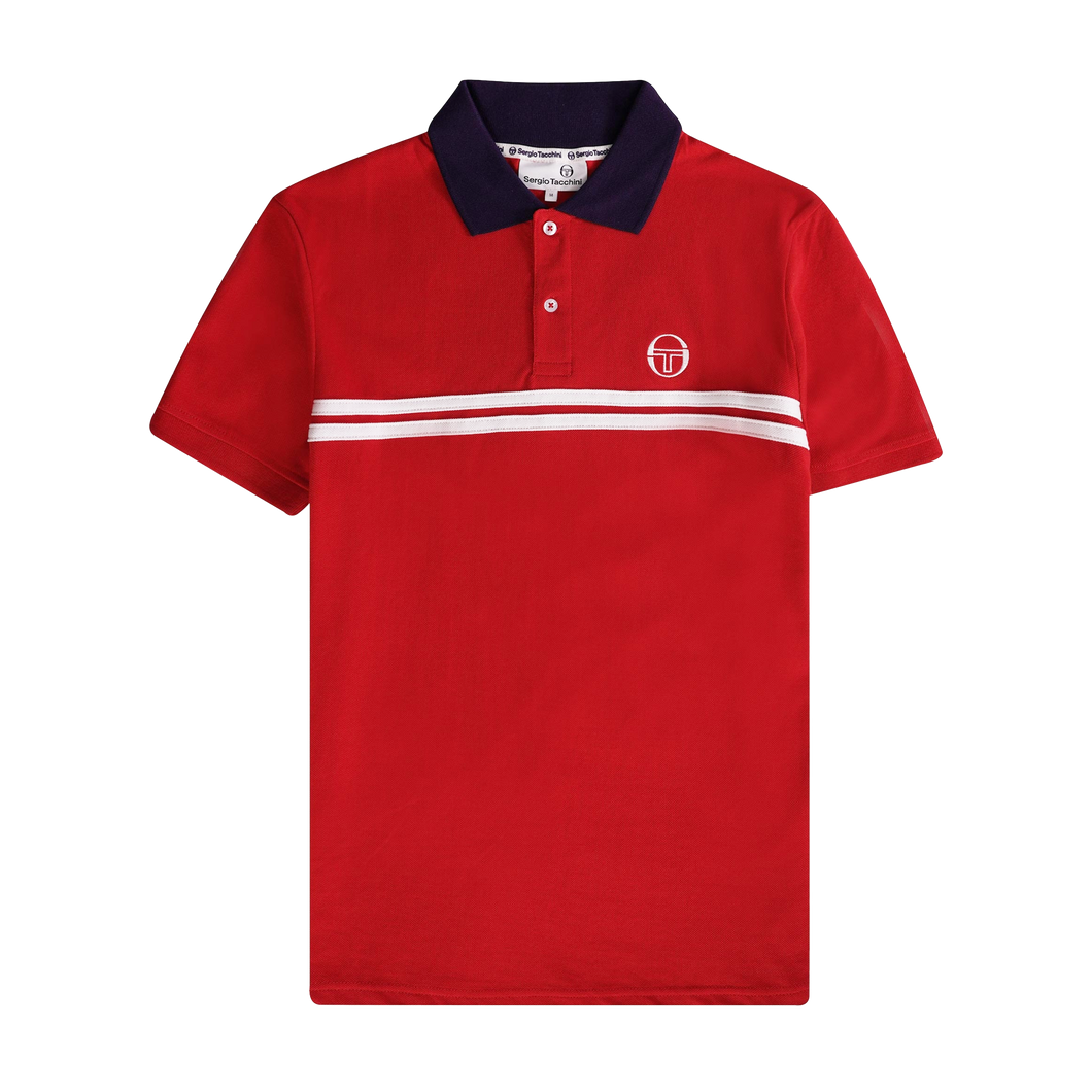 SERGIO TACCHINI Polo Shirt SUPERMAC Adrenaline Rush/White