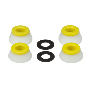BONES HardCore Bushings Medium 91A (Pack of 4) - Yellow/White