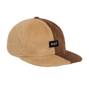 HUF Marina Cord 6-Panel Hat -  Brown