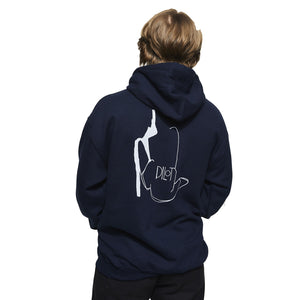 PILOT Hoodie Naked Navy/White - Circle Collective 