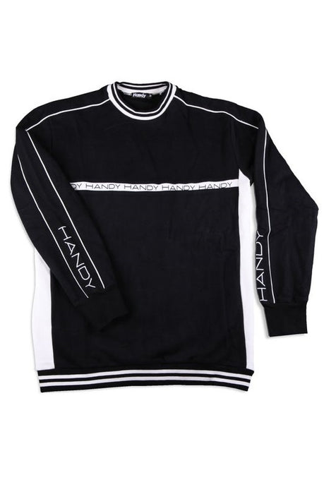 HANDY SUPPLY CO Sweatshirt Fleece Black/White - Circle Collective 